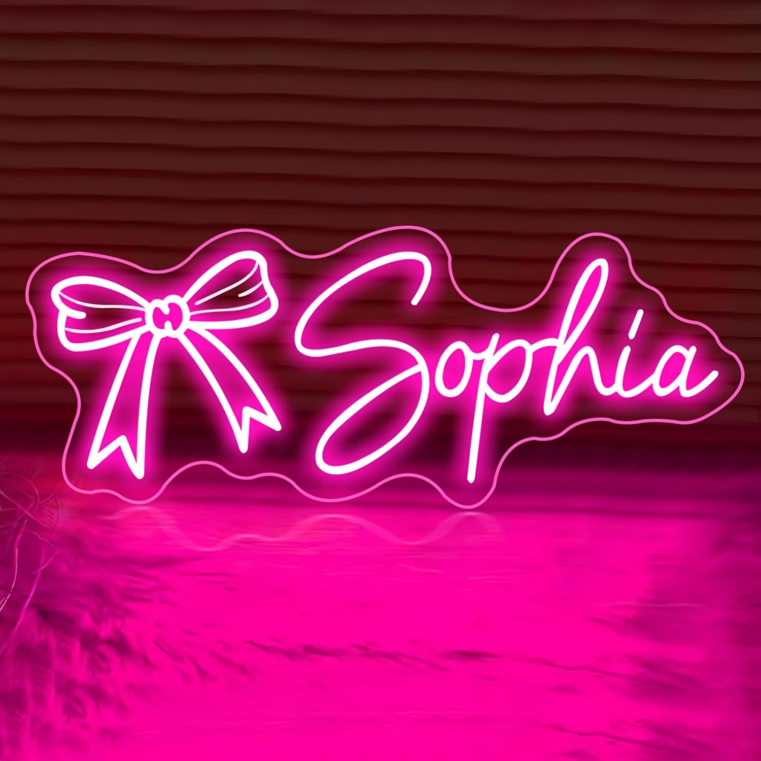 Neon Sign Led Custom - ป้ายไฟนีออน LED แบบกำหนดเอง, ของตกแต่งแขวนประตู/ผนังสำหรับห้อง/งานปาร์ตี้/งานแต่งงาน/วันเกิด/วันครบรอบ/วันหยุด, ของตกแต่งห้อง, ของตกแต่งบ้าน