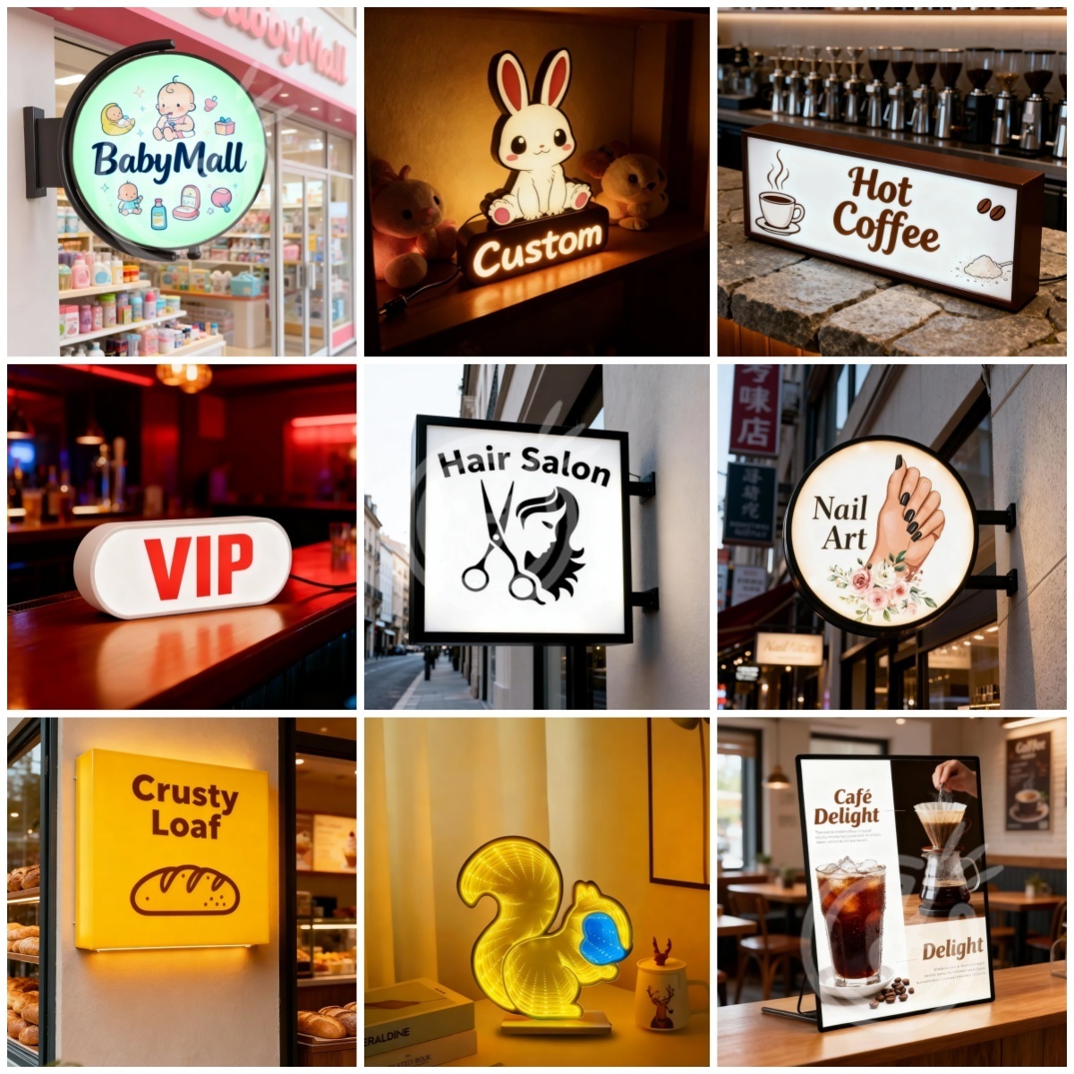 Neon Sign Led Custom - ป้ายอะคริลิคแบบกำหนดเอง ป้ายไฟ LED ตัวอักษรเรืองแสง ป้ายโลโก้ติดผนังภายนอก ป้ายโฆษณาธุรกิจ