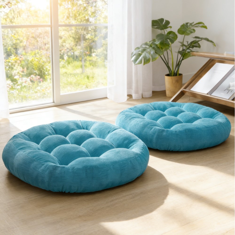 Home Decor Zen Style - เบาะรองนั่งทรงกลมขนาดใหญ่ หนานุ่ม สบาย บรรจุเต็มที่ ใช้สำหรับนั่งสมาธิ โยคะ