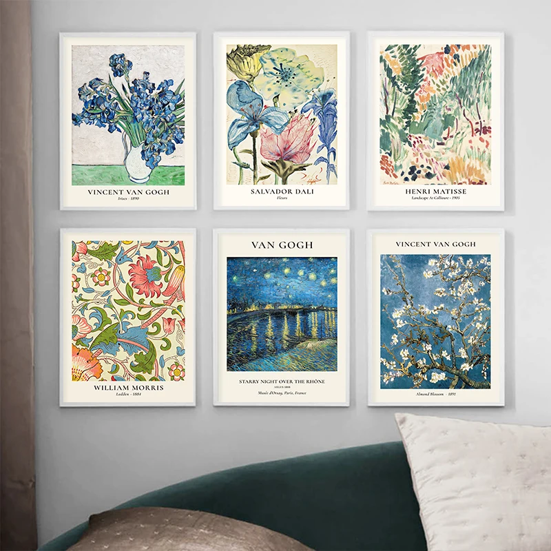 Home Decor Ikea - Van Gogh Star แจกัน Series Wall