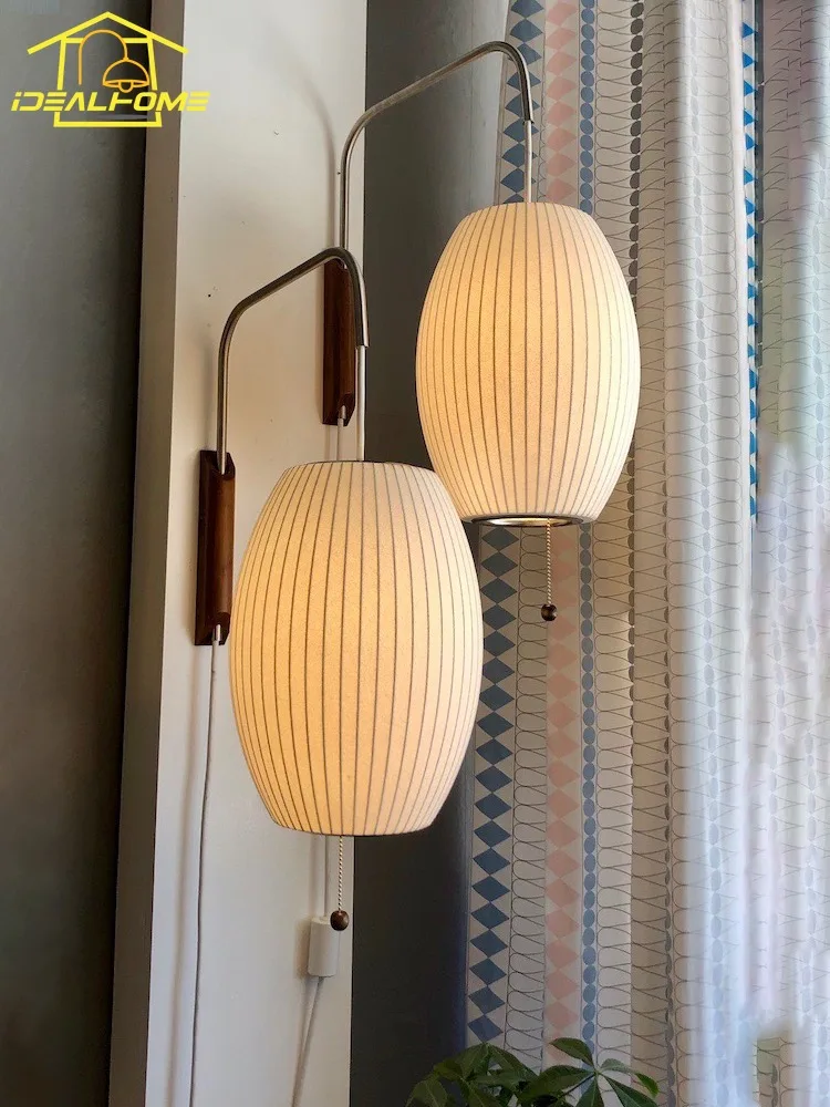 Home Decor Fabric - โคมไฟติดผนัง LED E27 ดีไซน์อิตาลี สไตล์มินิมอล บรรยากาศเรียบหรู