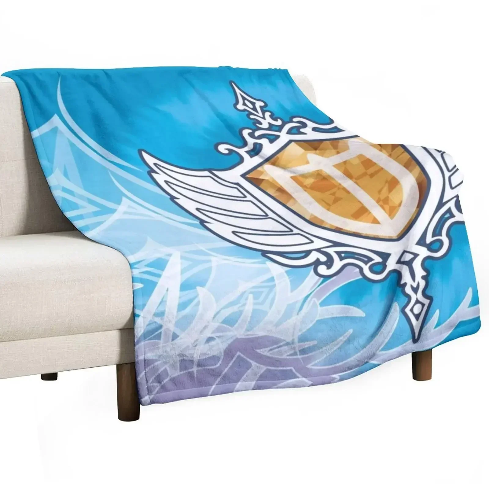 Home Decor Jobs - ผ้าห่มลาย Paladins จาก FFXIV สำหรับตกแต่งโซฟา เตียงเด็ก