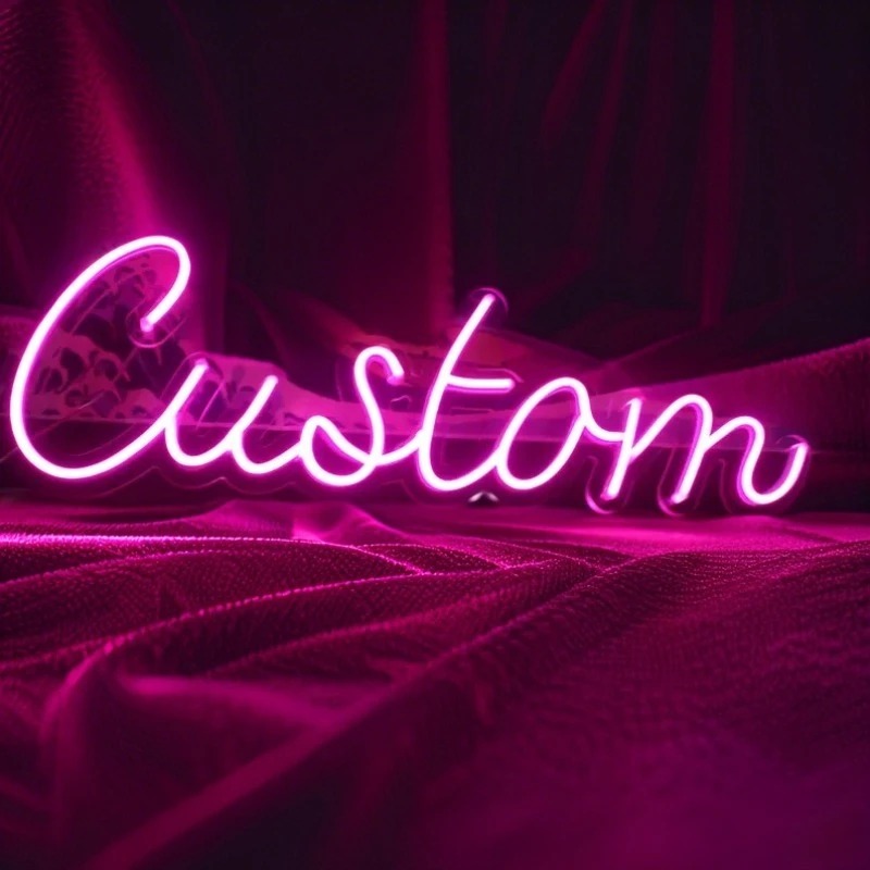 Neon Sign Led Custom - Custom ชื่อป้ายนีออน - USB หรี่แสงได้ LED
