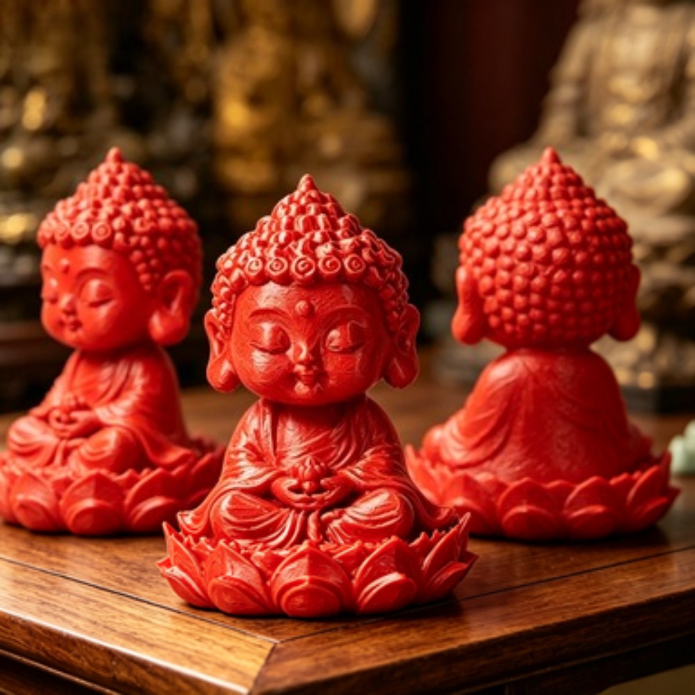 Home Decor Zen Style - พระพุทธรูปจำลองสไตล์เซนสีทองโบราณ รูปปั้นพระพุทธรูปนั่งสมาธิ ของตกแต่งบ้าน ห้องน้ำชา และของตกแต่งสำหรับการทำสมาธิ
