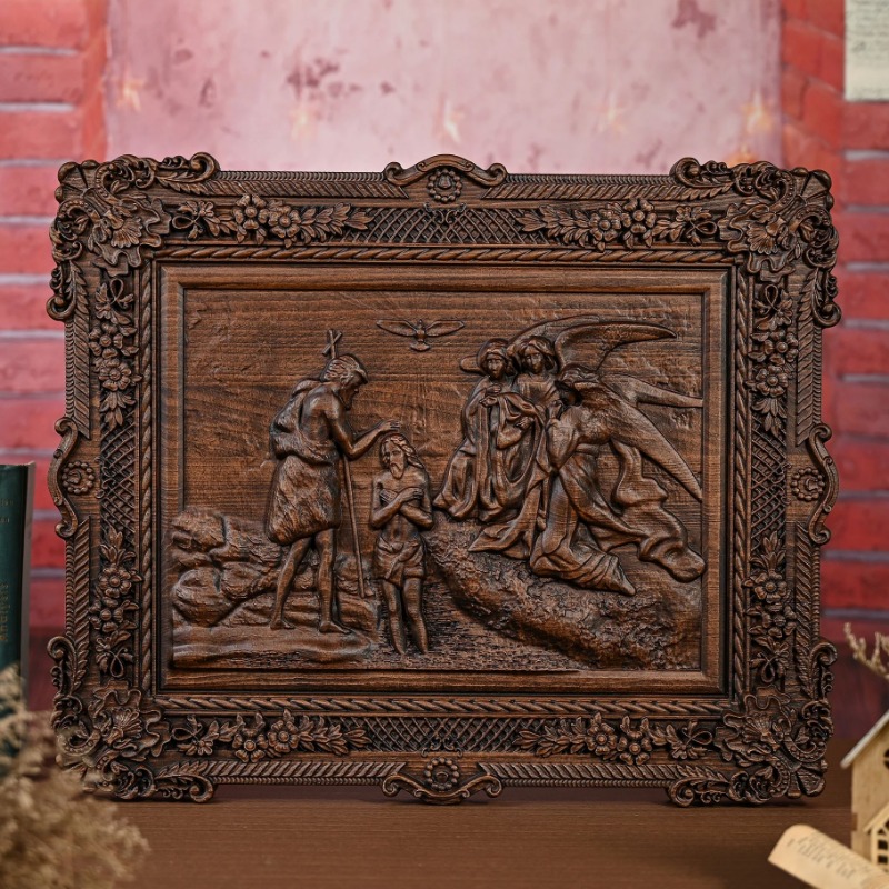 งานแกะสลักไม้ประดับผนังแบบแฮนด - Home Decor Frames บทวิจารณ์และราคา