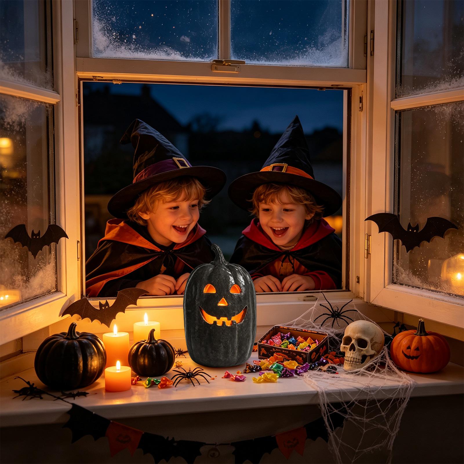งานฝีมือฟักทองฮาโลวีน โคมไฟฟัก - Home Decor Halloween บทวิจารณ์และราคา