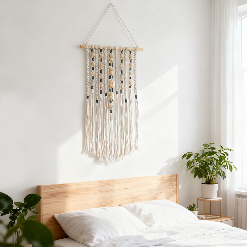 งานฝีมือมาคราเม่แขวนผนัง ตกแต่ - Macrame Wall Hanging บทวิจารณ์และราคา