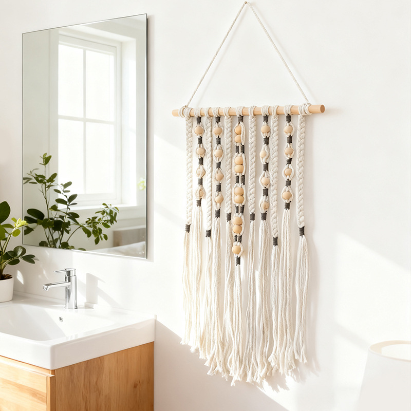 งานฝีมือมาคราเม่แขวนผนัง ตกแต่ - Macrame Wall Hanging บทวิจารณ์และราคา