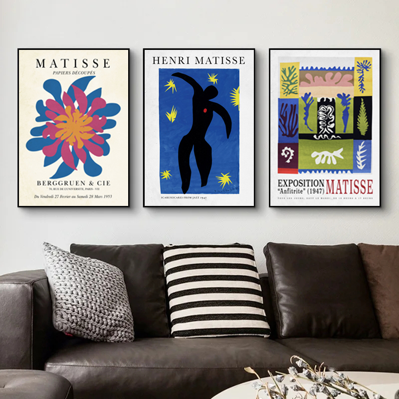 ภาพแอบสแตรกต์ Henri-Matisse Ic - Home Decor Ikea บทวิจารณ์และราคา