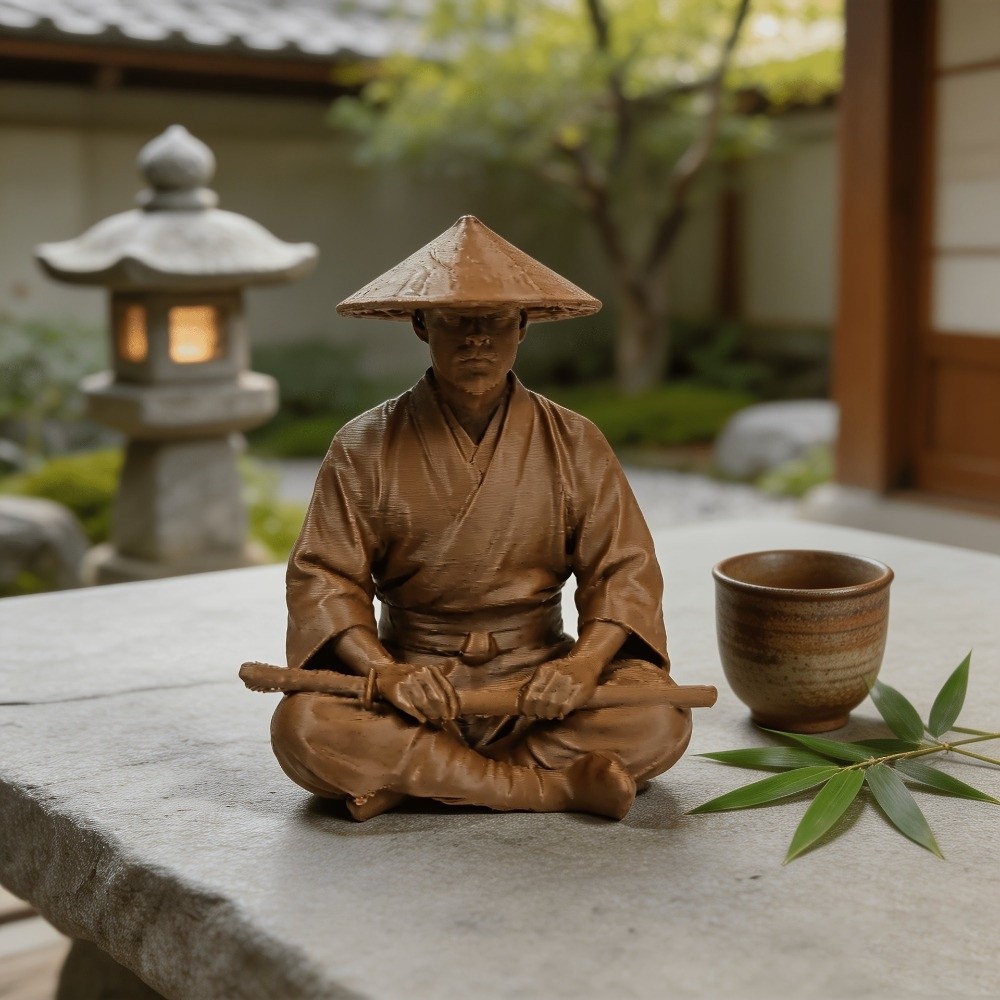 ของตกแต่งบ้านรูปนินจาในท่านั่ง - Home Decor Zen Style บทวิจารณ์และราคา