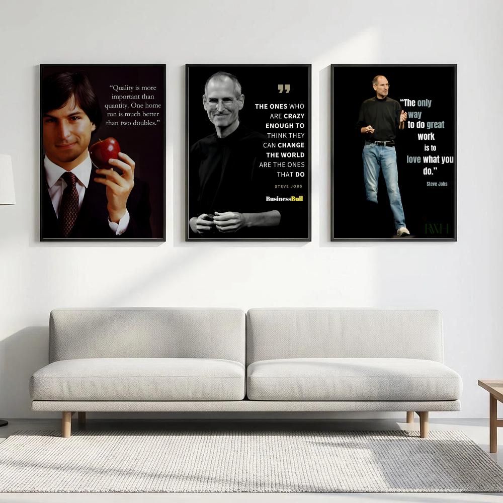 ลายพิมพ์ S-Steve J-Jobs Q-Quot - Home Decor Jobs บทวิจารณ์และราคา
