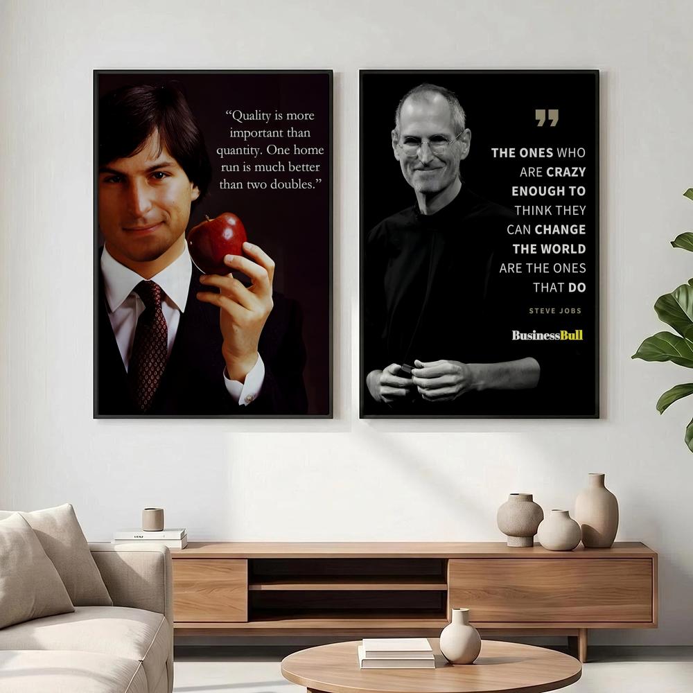 ลายพิมพ์ S-Steve J-Jobs Q-Quot - Home Decor Jobs บทวิจารณ์และราคา