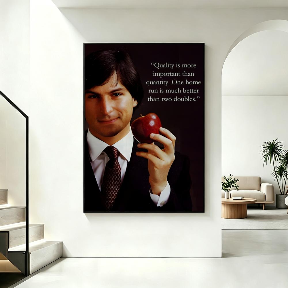 ลายพิมพ์ S-Steve J-Jobs Q-Quot - Home Decor Jobs บทวิจารณ์และราคา