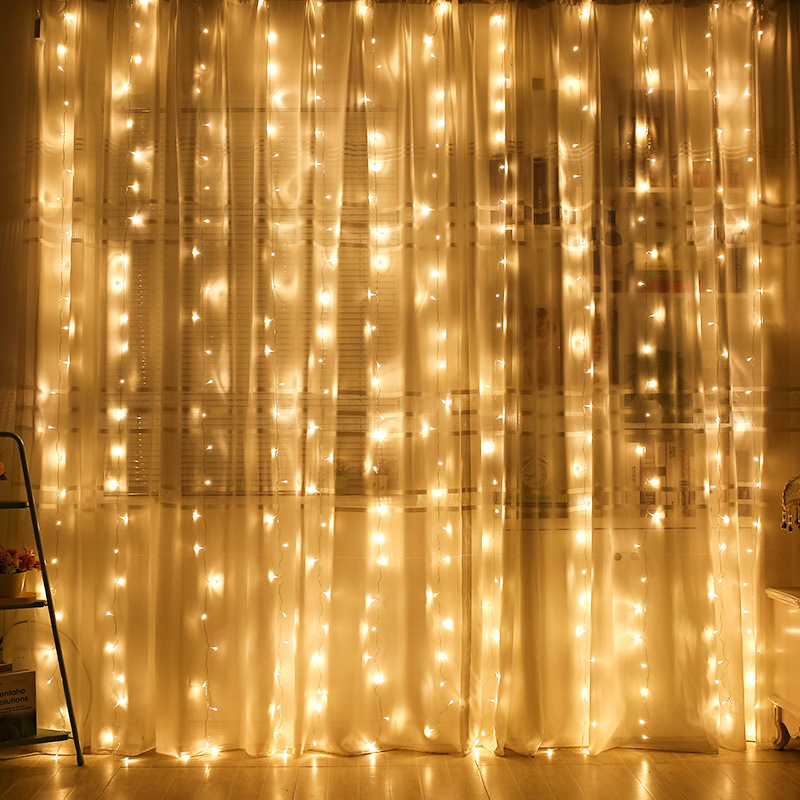 USB LED Curtain String Lights  - Fairy Lights Bedroom บทวิจารณ์และราคา