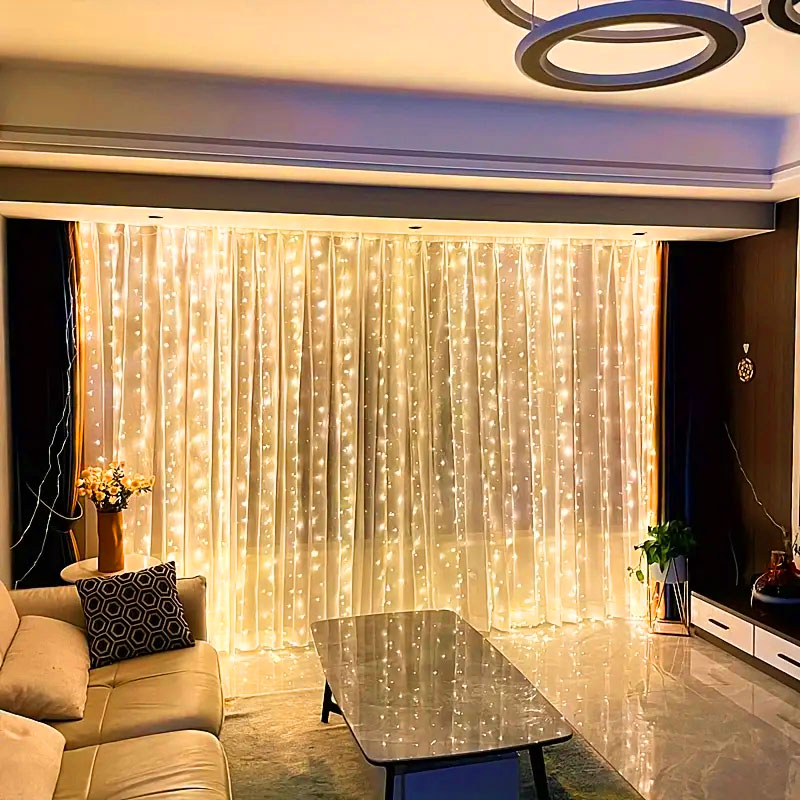 USB LED Curtain String Lights  - Fairy Lights Bedroom บทวิจารณ์และราคา