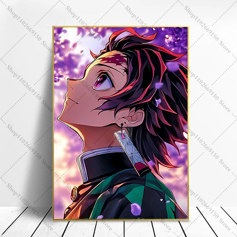 ภาพแคนวาสตกแต่งบ้านลายอนิเมะ D - Home Decor Frames บทวิจารณ์และราคา