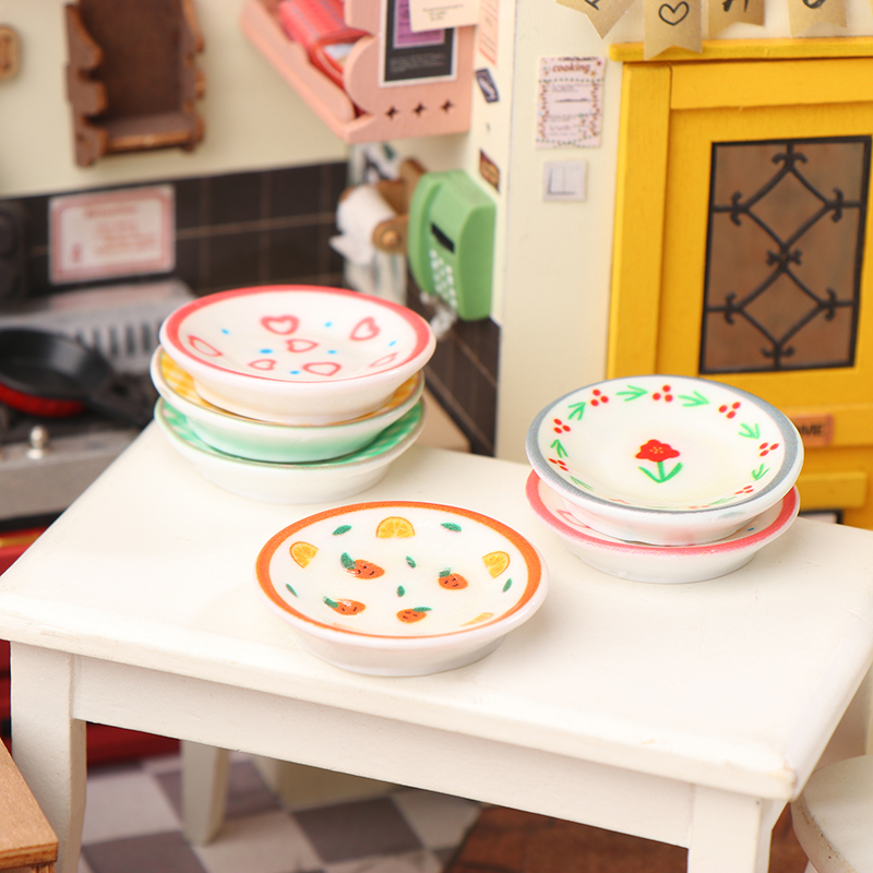 จานจิ๋วสำหรับบ้านตุ๊กตา 5 ชิ้น - Home Decor Kolkata บทวิจารณ์และราคา