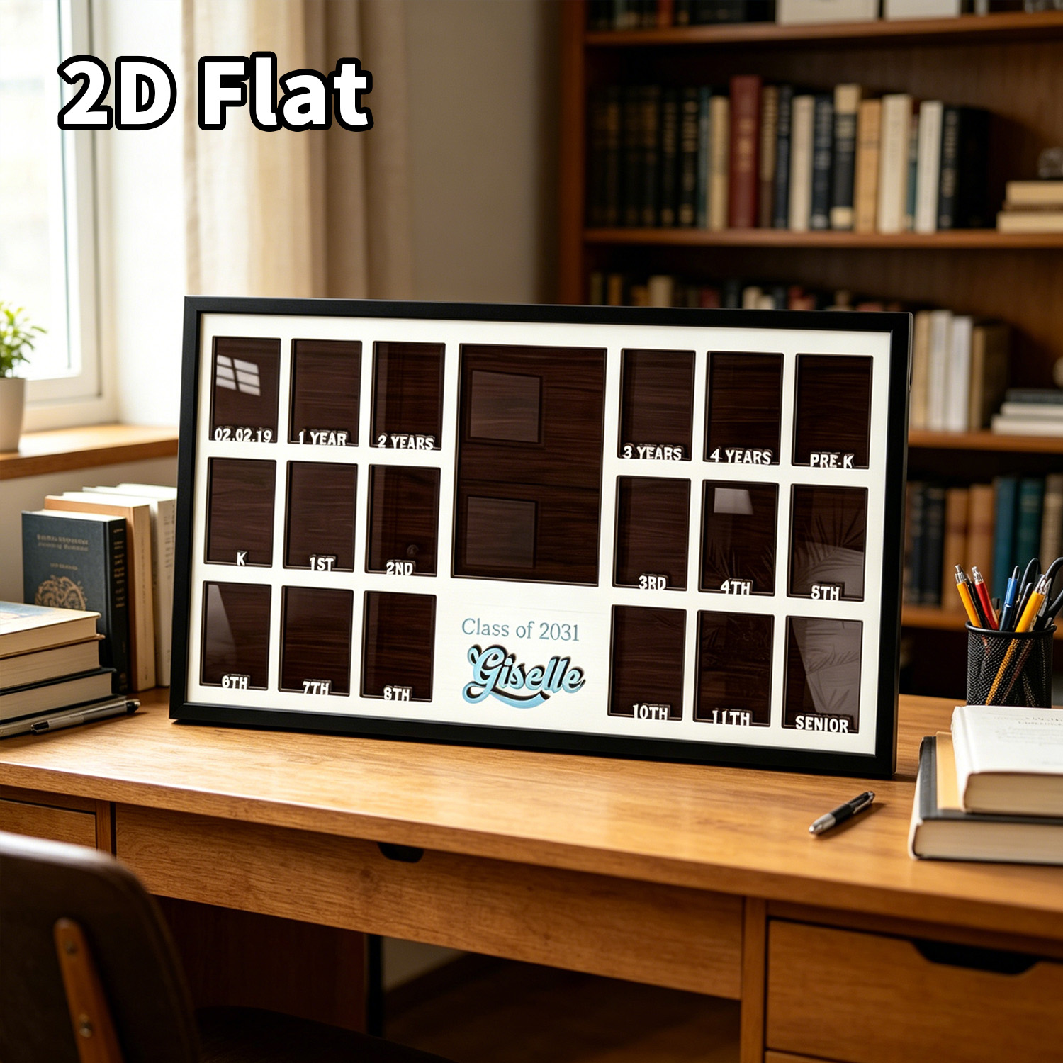 กรอบรูปไม้แบบกำหนดเอง 1 ชิ้น ป - Home Decor Frames บทวิจารณ์และราคา