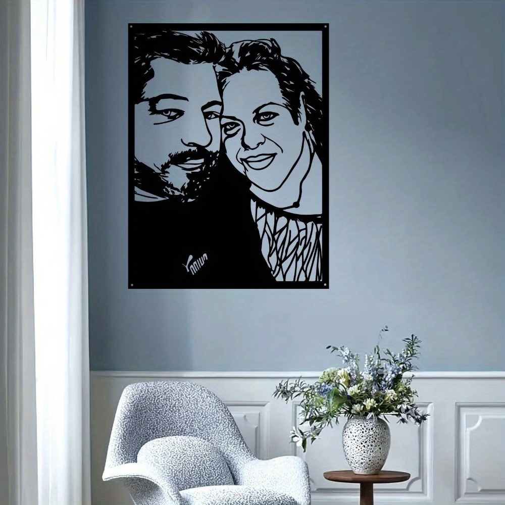 ภาพถ่ายบุคคลแบบมีกรอบโลหะสั่งท - Home Decor Frames บทวิจารณ์และราคา