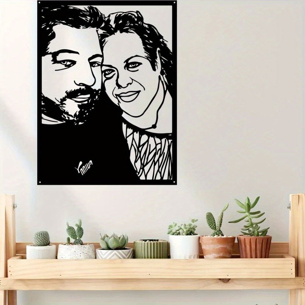ภาพถ่ายบุคคลแบบมีกรอบโลหะสั่งท - Home Decor Frames บทวิจารณ์และราคา