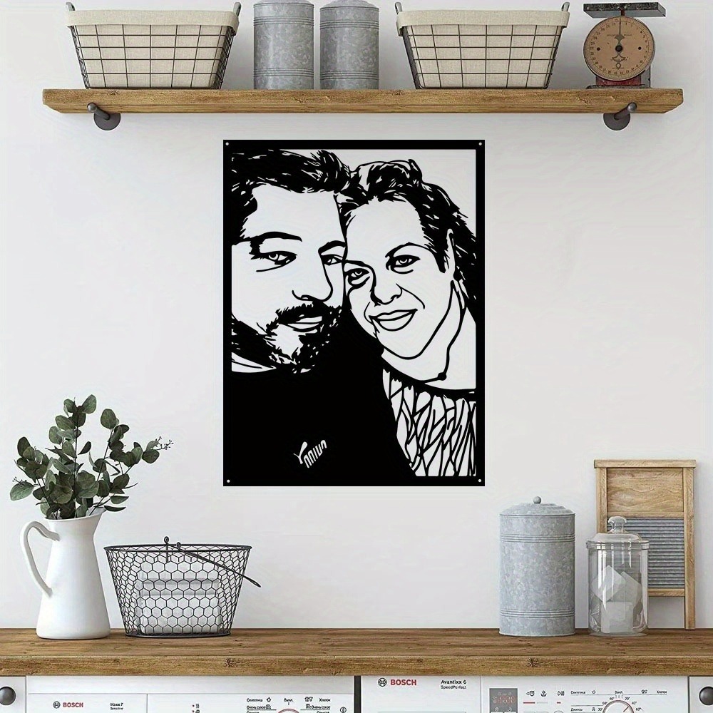 ภาพถ่ายบุคคลแบบมีกรอบโลหะสั่งท - Home Decor Frames บทวิจารณ์และราคา