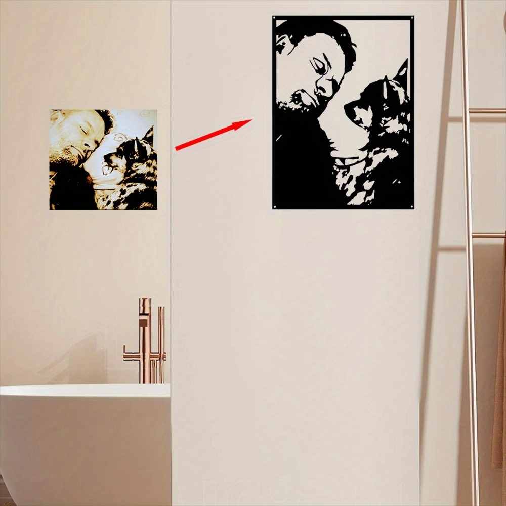 งานศิลปะภาพเหมือนกรอบโลหะสั่งท - Home Decor Frames บทวิจารณ์และราคา
