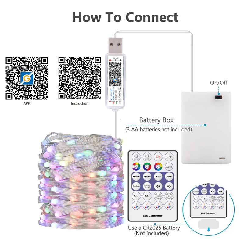 ไฟสายแบบเทพนิยายอัจฉริยะไล่สี5 - Fairy Lights Bedroom บทวิจารณ์และราคา