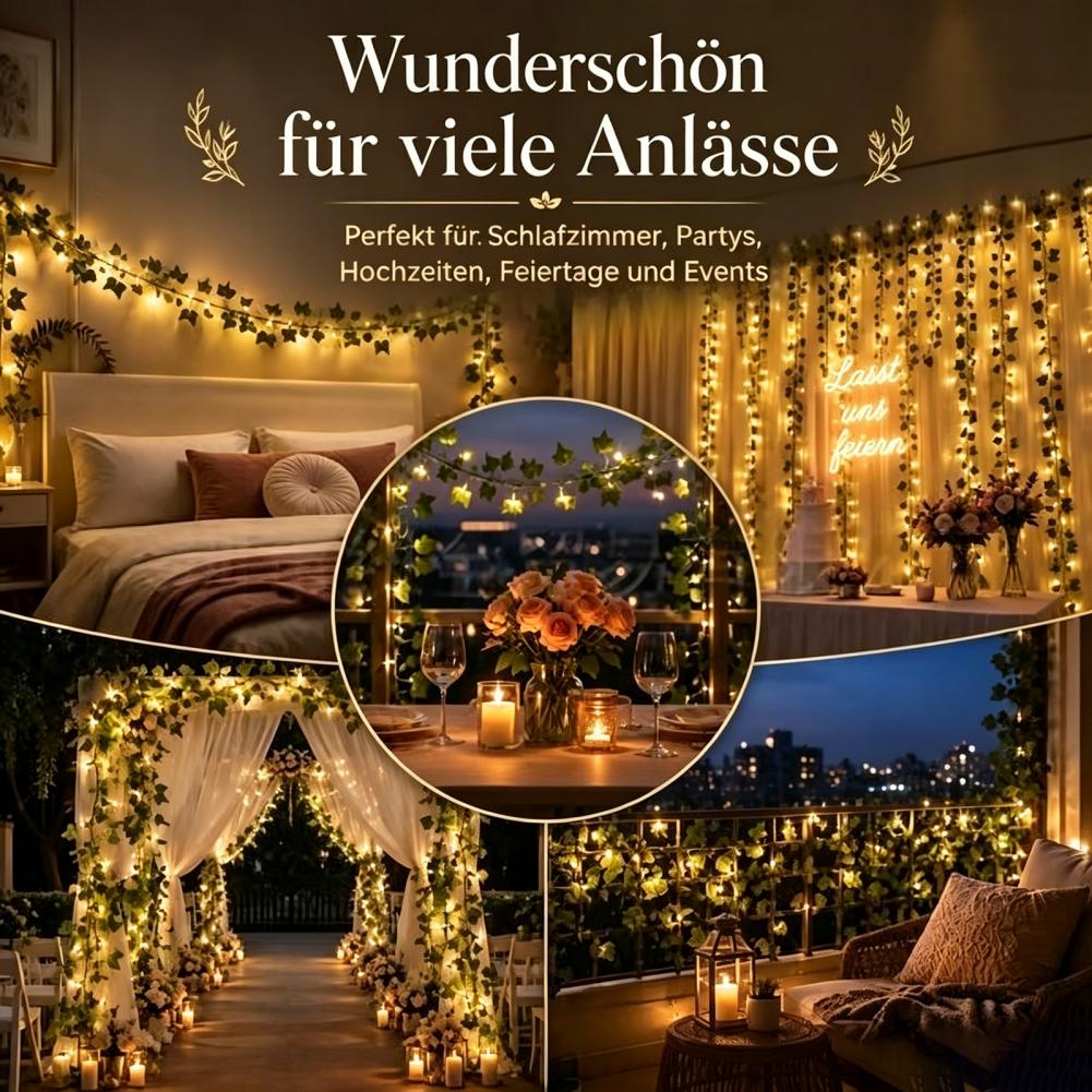 ไฟประดับต้นไอวี่เทียมสำหรับตกแ - Fairy Lights Bedroom บทวิจารณ์และราคา