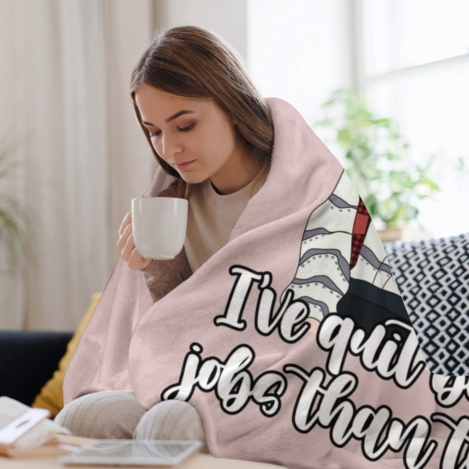 ฉันเลิกงานที่ดีกว่านี้แล้ว ผ้า - Home Decor Jobs บทวิจารณ์และราคา