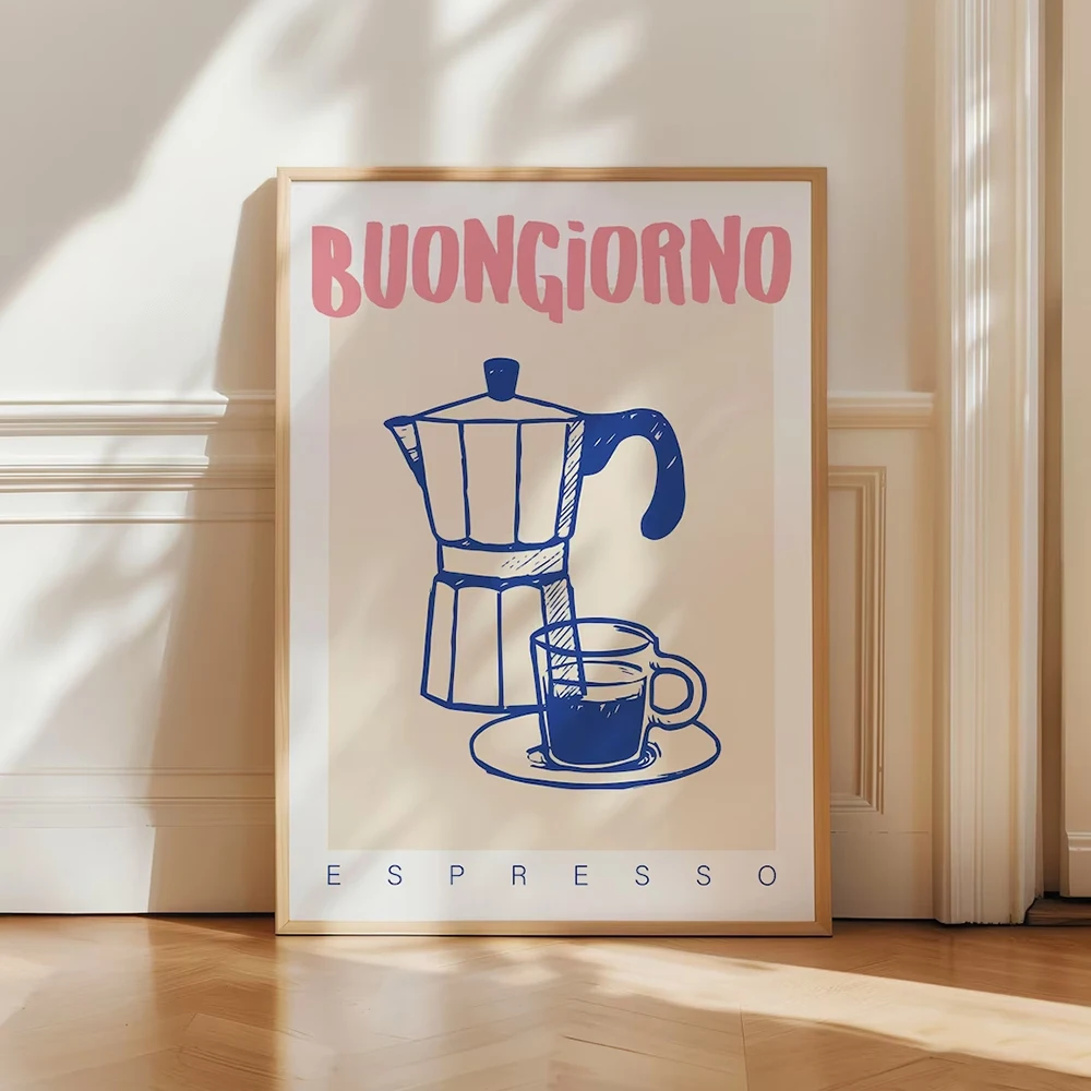 โมเดิร์นกาแฟ Espresso Wall Art - Home Decor Kolkata บทวิจารณ์และราคา