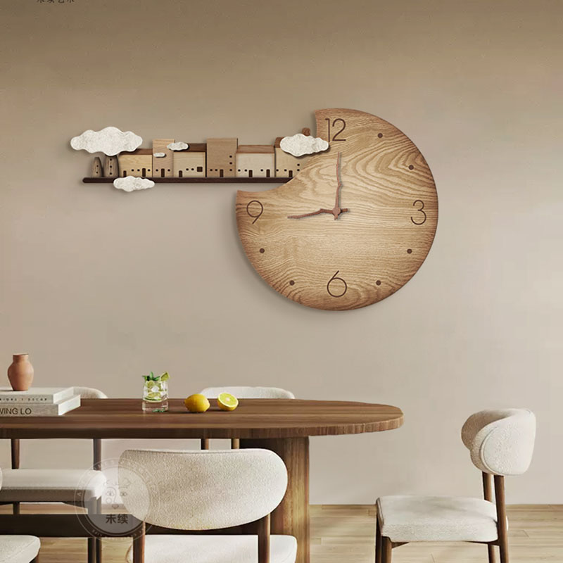นาฬิกาแขวนผนังลายไม้สไตล์ญี่ปุ - Home Decor Japandi Style บทวิจารณ์และราคา
