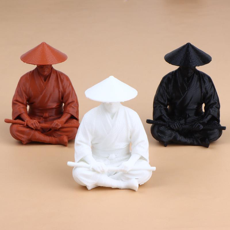 รูปปั้นซามูไรกำลังทำสมาธิ สไตล - Home Decor Zen Style บทวิจารณ์และราคา