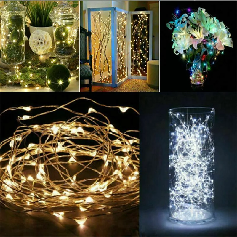 ไฟ LED Fairy String ปุ่มแบตเตอ - Fairy Lights Bedroom บทวิจารณ์และราคา