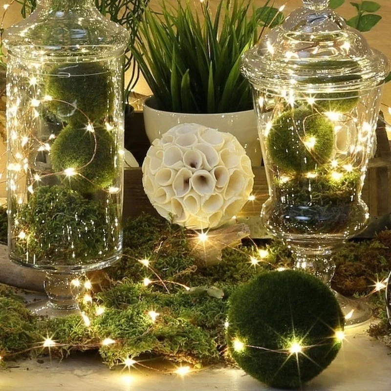 ไฟ LED Fairy String ปุ่มแบตเตอ - Fairy Lights Bedroom บทวิจารณ์และราคา