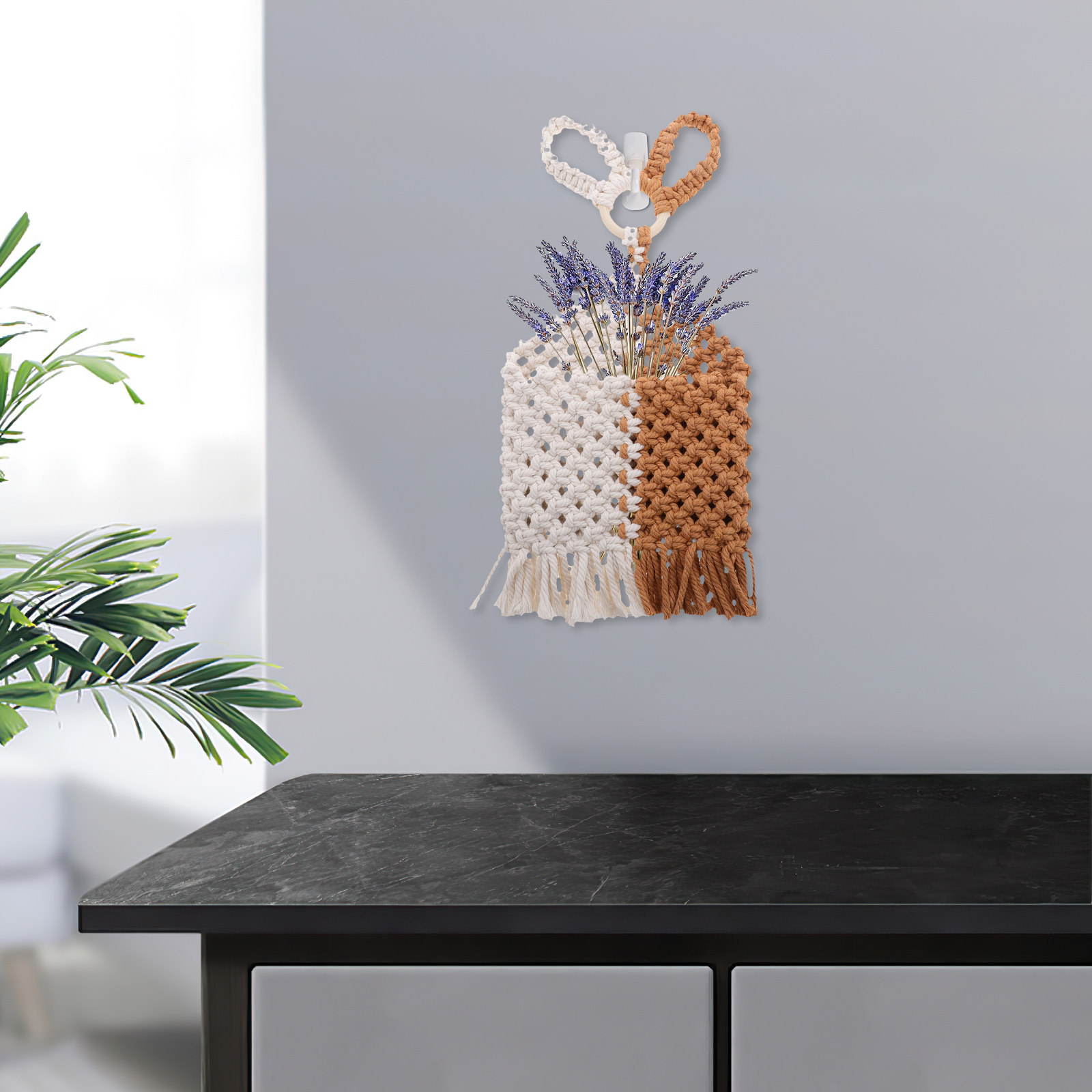 ที่แขวนต้นไม้แบบมาคราเม่ทอมือจ - Macrame Wall Hanging บทวิจารณ์และราคา