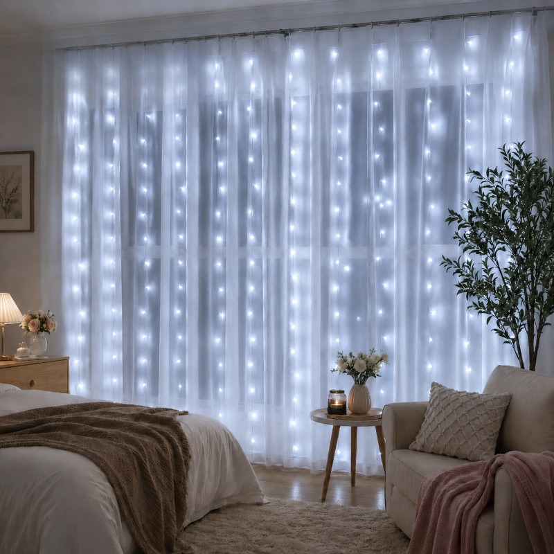ไฟประดับม่าน LED ความยาว 3/4/6 - Fairy Lights Bedroom บทวิจารณ์และราคา
