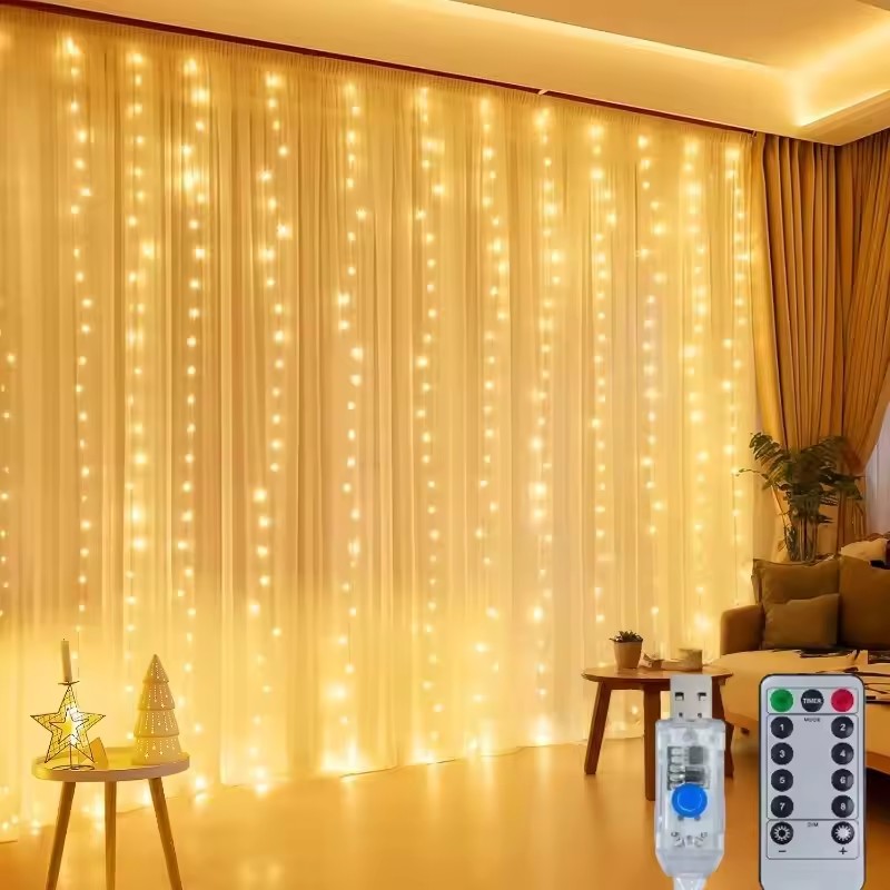 ไฟประดับม่าน LED ความยาว 3/4/6 - Fairy Lights Bedroom บทวิจารณ์และราคา