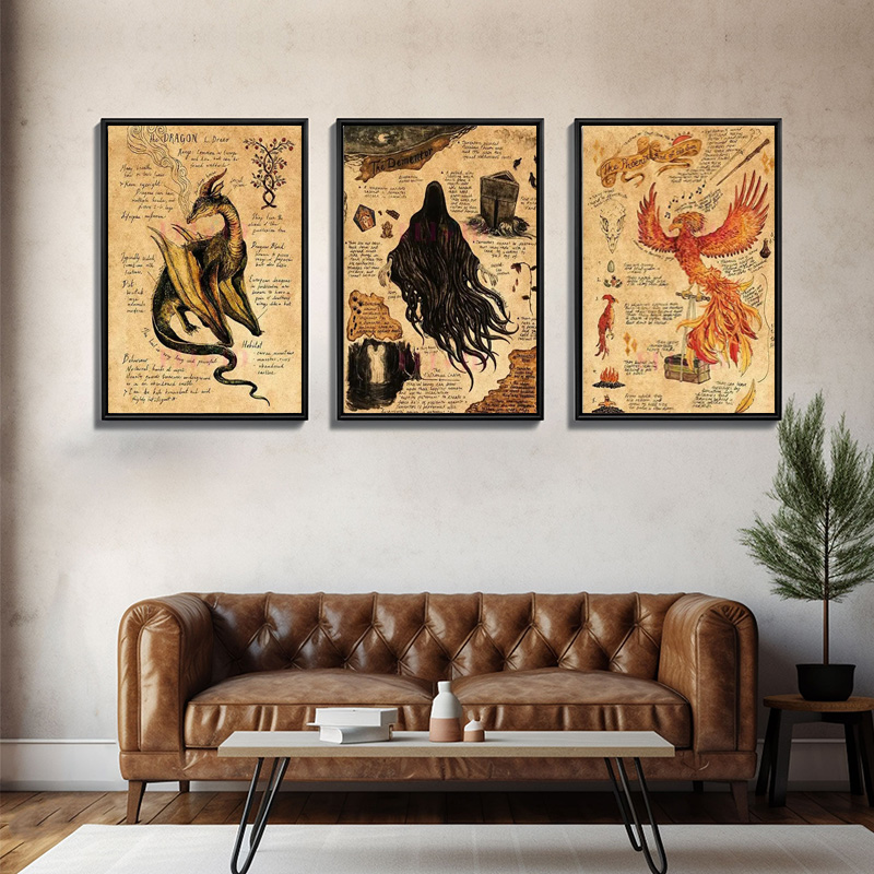 โปสเตอร์สัตว์ยูนิคอร์นย้อนยุคเ - Home Decor Ikea บทวิจารณ์และราคา