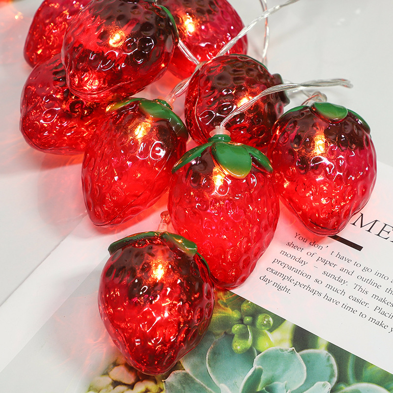 ผลไม้สตรอเบอร์รี่ธีม 1.5m 10LE - Fairy Lights Bedroom บทวิจารณ์และราคา