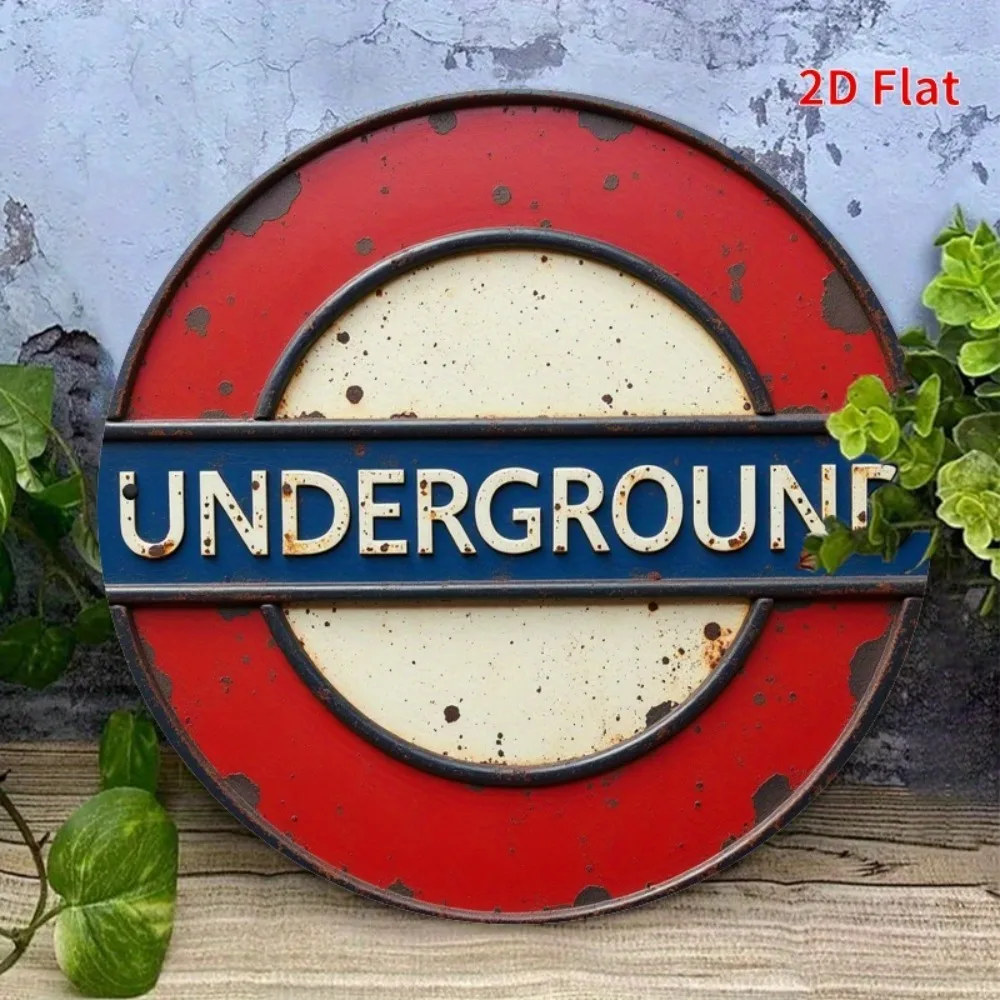 ป้ายโลหะลายรถไฟใต้ดินลอนดอนแบบ - Home Decor London บทวิจารณ์และราคา