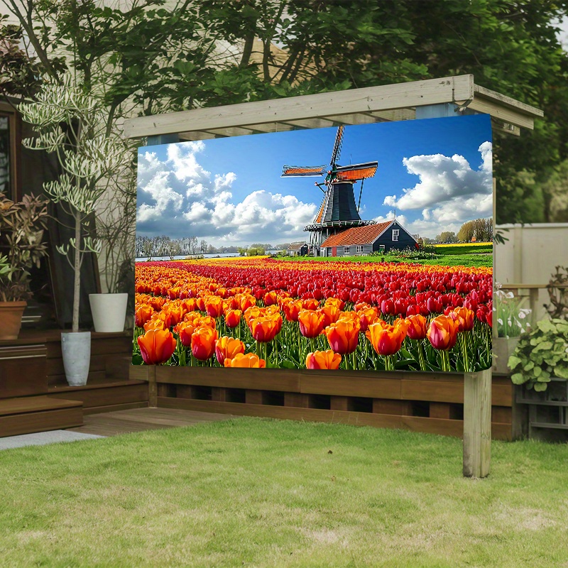 กังหันลม ทุ่งทิวลิป เนเธอร์แลน - Home Decor Netherlands บทวิจารณ์และราคา