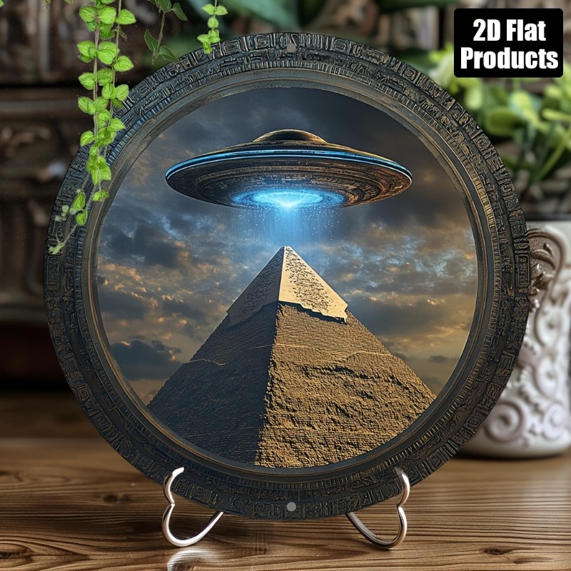 ป้ายโลหะอะลูมิเนียมทรงกลมลายพี - Home Decor Kolkata บทวิจารณ์และราคา
