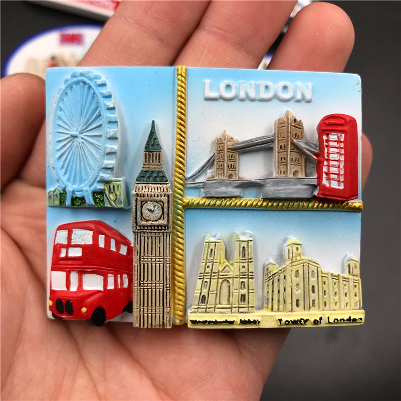 Great Britain แม่เหล็กตู้เย็นอ - Home Decor London บทวิจารณ์และราคา