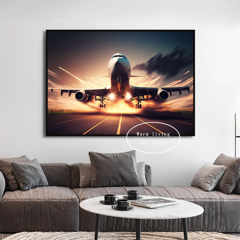 โปสเตอร์ศิลปะบนผนังเครื่องบินร - Home Decor Ikea บทวิจารณ์และราคา