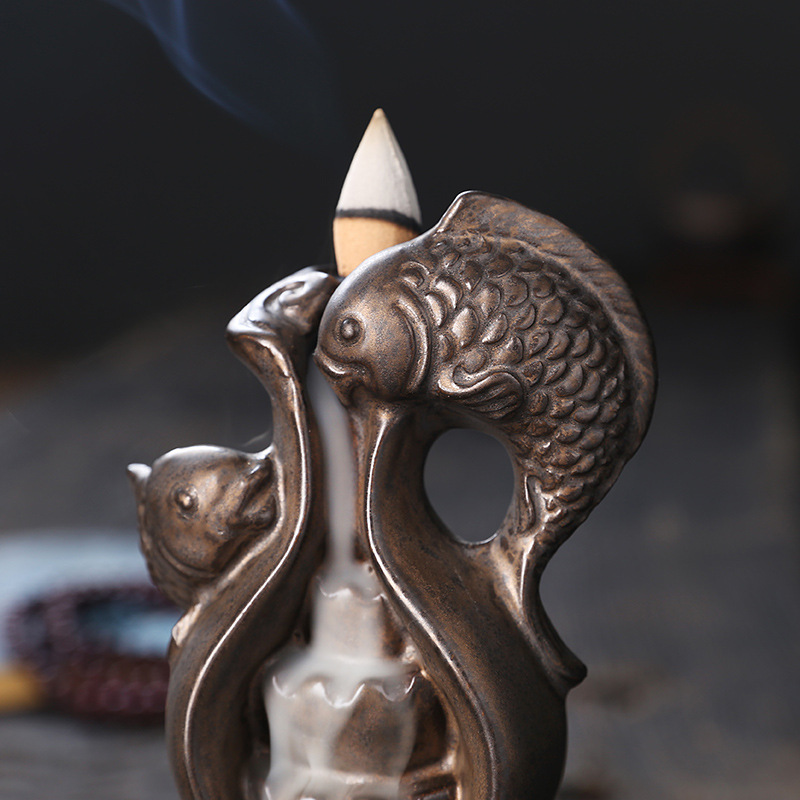 เตาเผาเครื่องหอมเซรามิกรูปน้ำเ - Home Decor Zen Style บทวิจารณ์และราคา