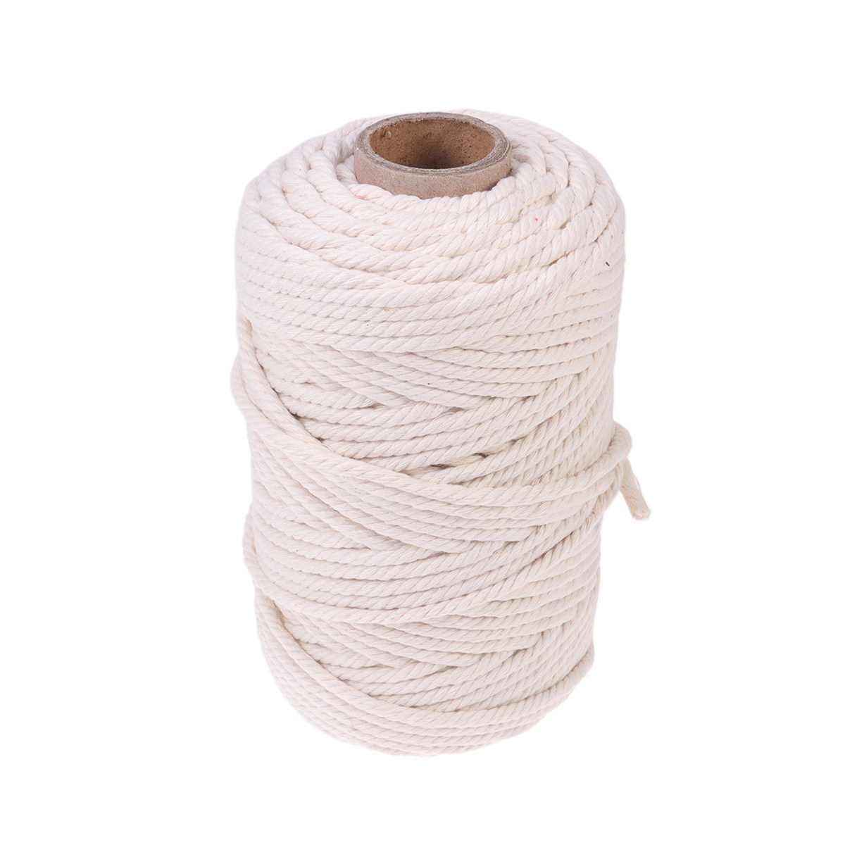 เชือกฝ้ายธรรมชาติ 100 เมตร ขนา - Macrame Wall Hanging บทวิจารณ์และราคา