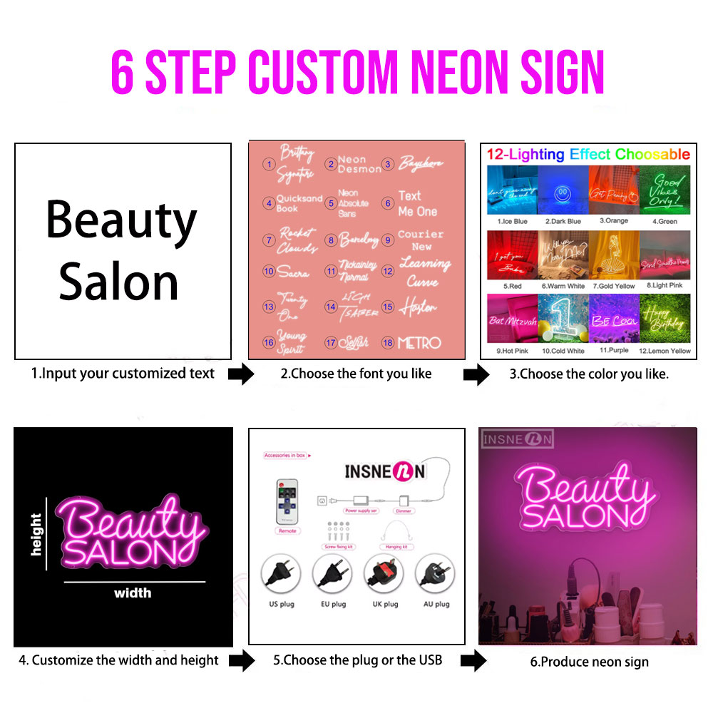 ป้ายไฟนีออน LED แบบกำหนดเอง ไฟ - Neon Sign Led Custom บทวิจารณ์และราคา
