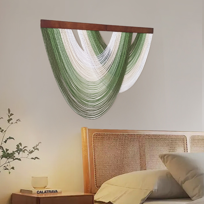 งานฝีมือมาคราเม่แขวนผนัง ตกแต่ - Macrame Wall Hanging บทวิจารณ์และราคา