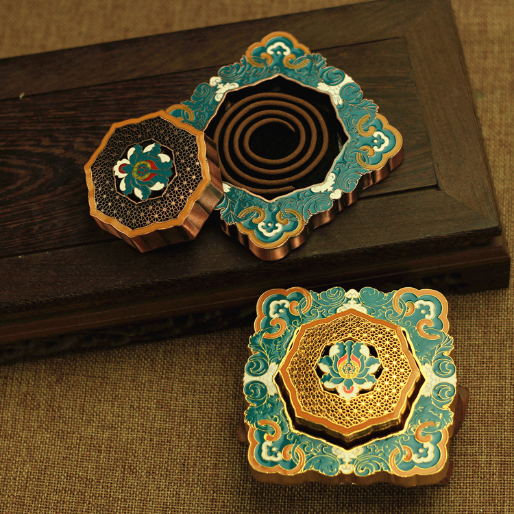 ที่จุดกำยานรูปดอกบัวเคลือบเงา  - Home Decor Zen Style บทวิจารณ์และราคา