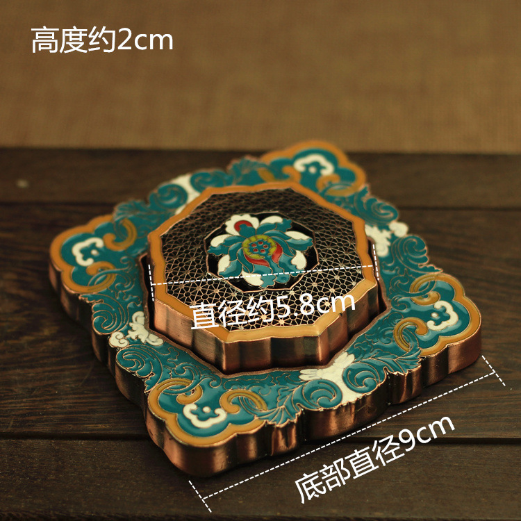 ที่จุดกำยานรูปดอกบัวเคลือบเงา  - Home Decor Zen Style บทวิจารณ์และราคา